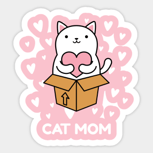 Cat Mom Sticker